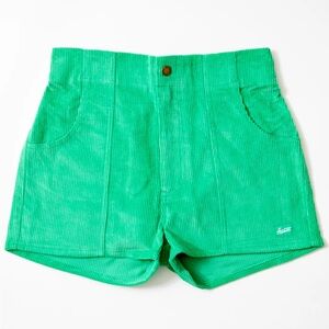 Hammies Green Corduroy Shorts 26